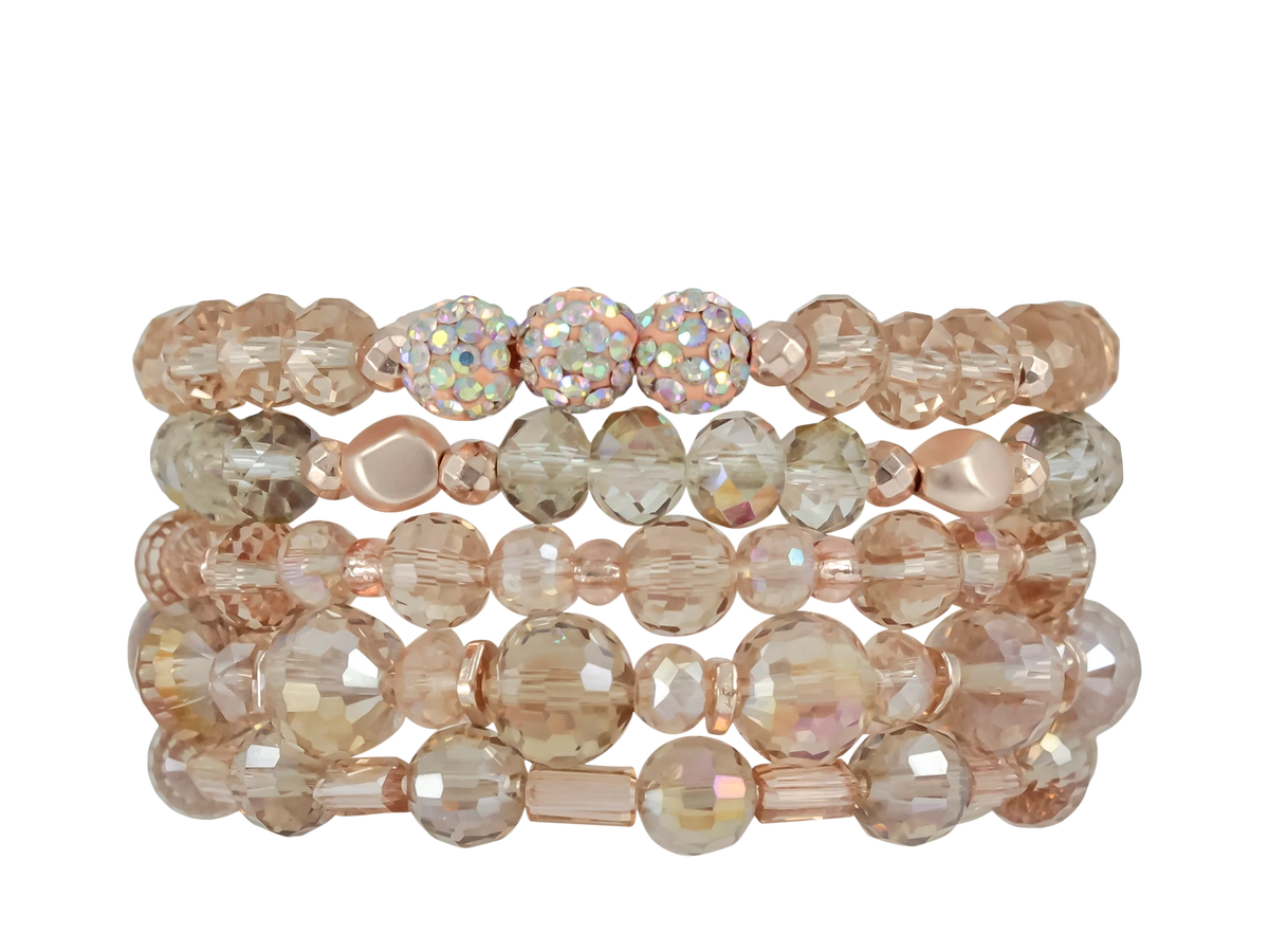 ERIMISH  - FRESH FLORALS 5 BRACELET STACK