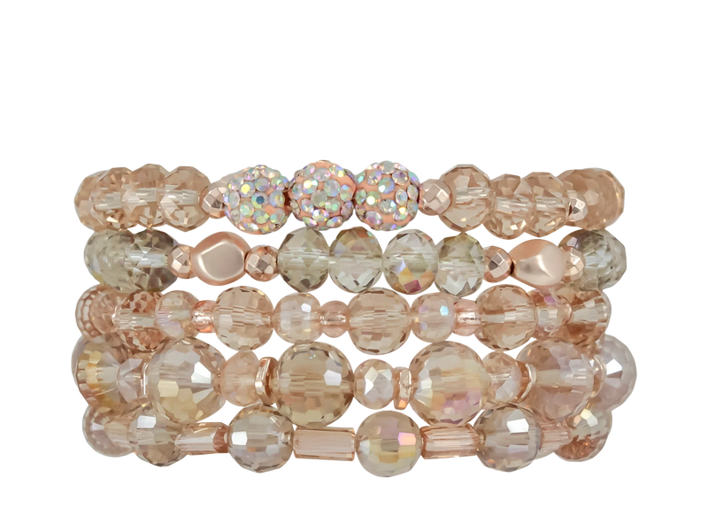 ERIMISH  - FRESH FLORALS 5 BRACELET STACK