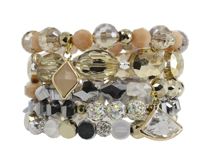 EXTENDED SIZE - JEWELL STACK BRACELET SET