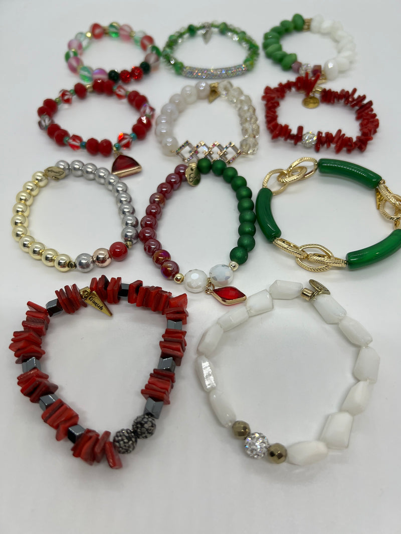 ERIMISH  -  "CHRISTMAS SPIRIT" 11 BRACELET STICK