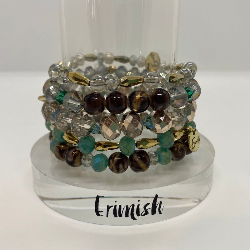 ERIMISH   -  TIGER EYE BRACELET SET