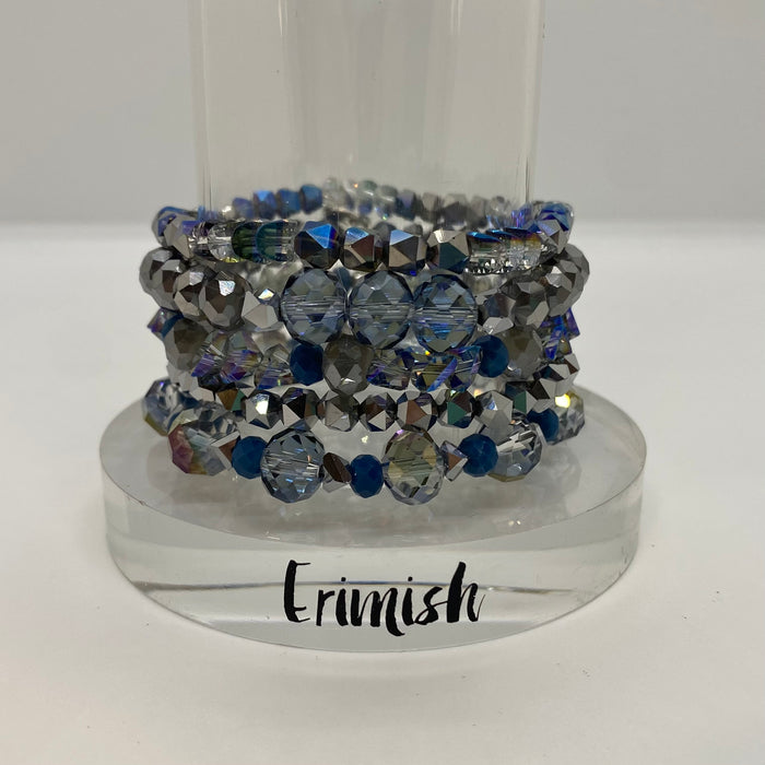 ERIMISH   -  BLUE STAR STACK BRACELET SET