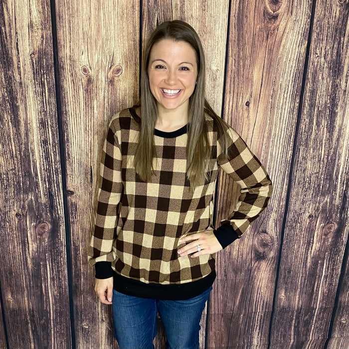 SEW IN LOVE BUFFALO PLAID WEEKENDER