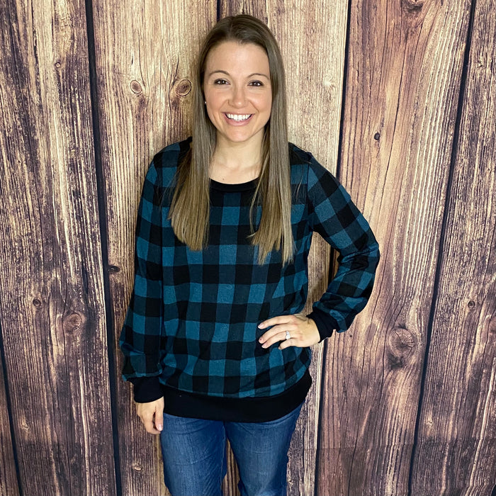 SEW IN LOVE BUFFALO PLAID WEEKENDER