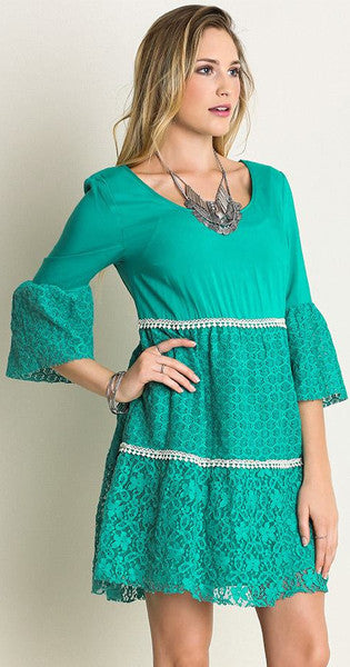 Gorgeous in Green - Jade Dress