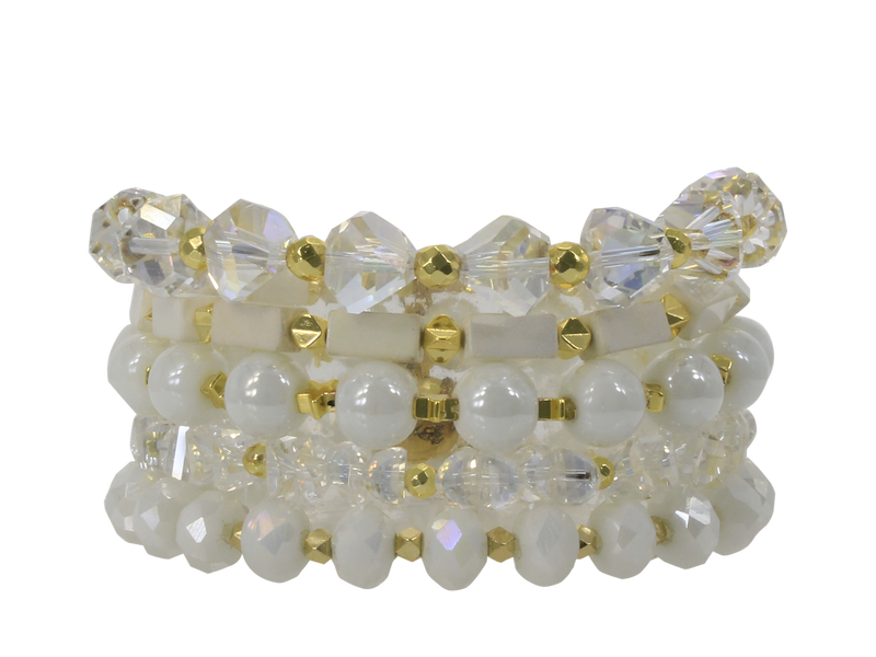 ERIMISH  -  SNOW WHITE BRACELET SET