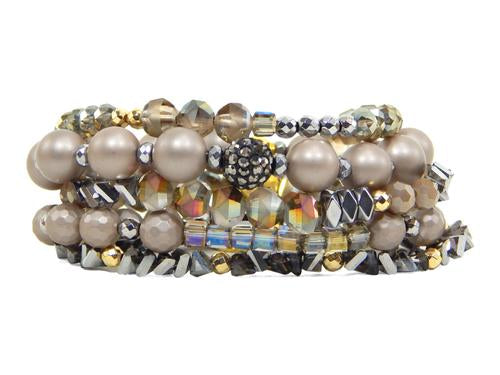 ERIMISH  -  SNOWBALL STACK BRACELET SET