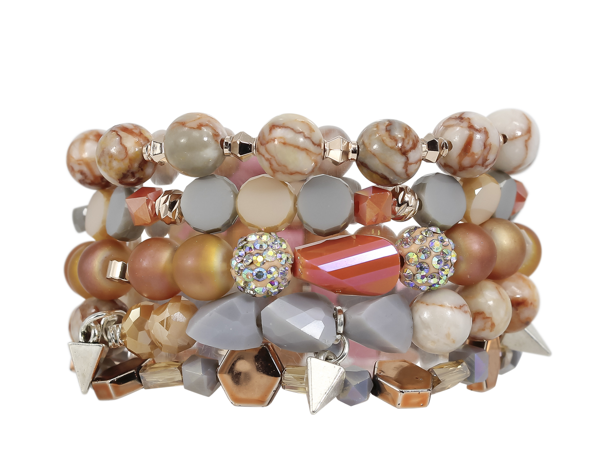 ERIMISH  -  EXTENDED SIZE HARVEST STACK BRACELET SET
