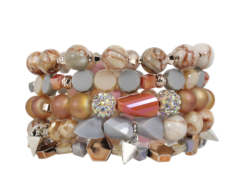 ERIMISH  -  EXTENDED SIZE HARVEST STACK BRACELET SET