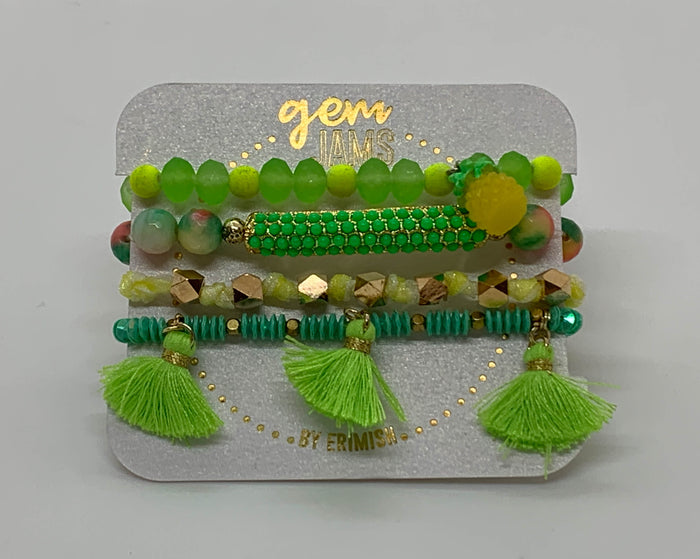 ERIMISH - (Kid"s Size) GEM JAMS  -  LEMON LIME