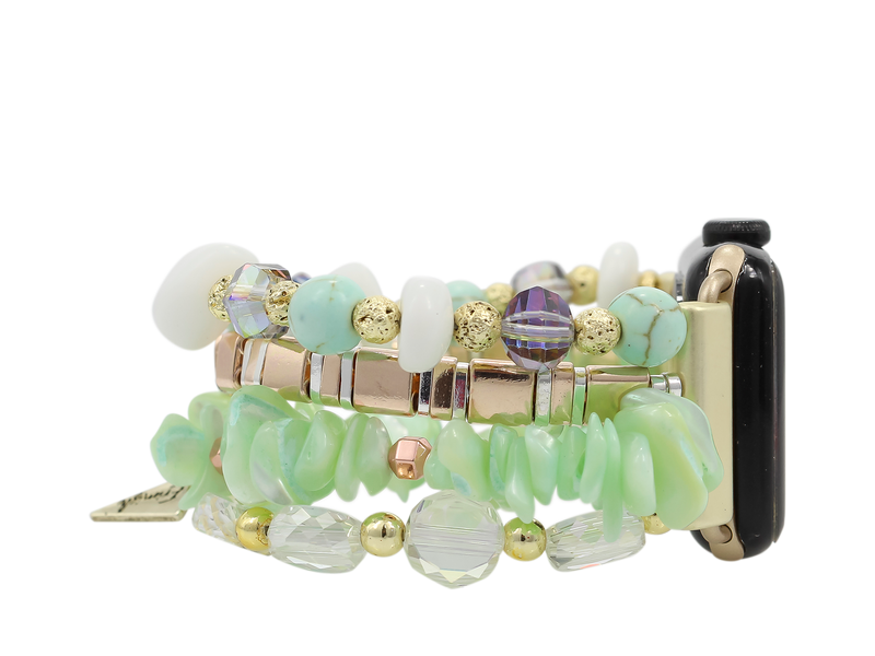 ERIMISH - BUTTERFLY COLLECTION APPLE WATCH BAND - LILYPAD 14 CM