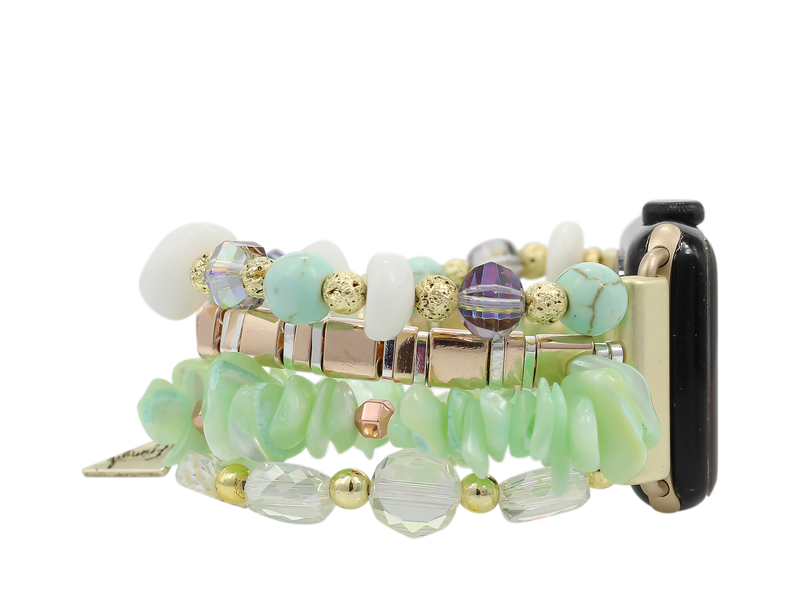 ERIMISH - BUTTERFLY COLLECTION APPLE WATCH BAND - LILYPAD 13 CM