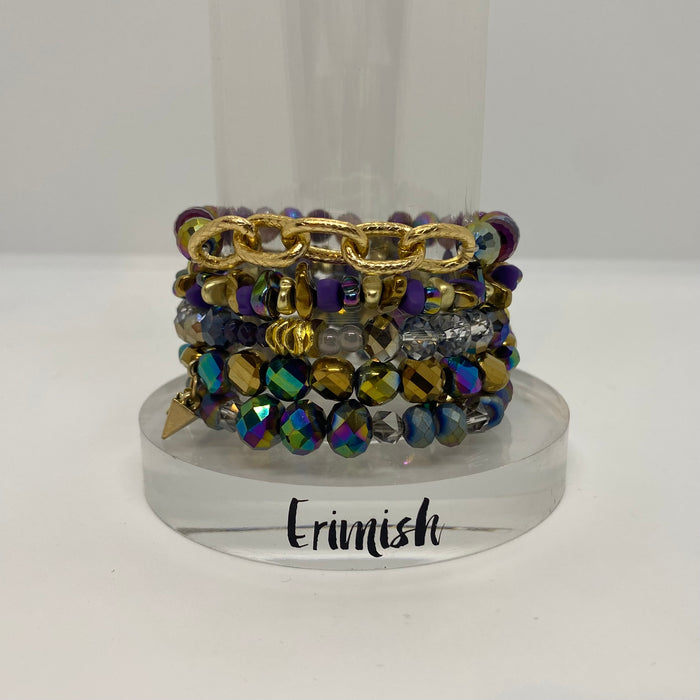 ERIMISH   -  MAGIC JEWELL STACK BRACELET SET