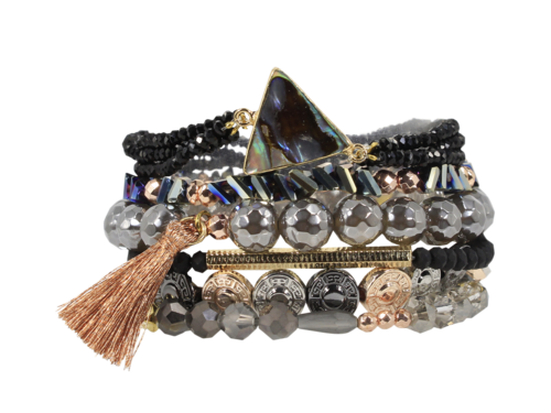 ERIMISH - METEORITE STACK BRACELET SET