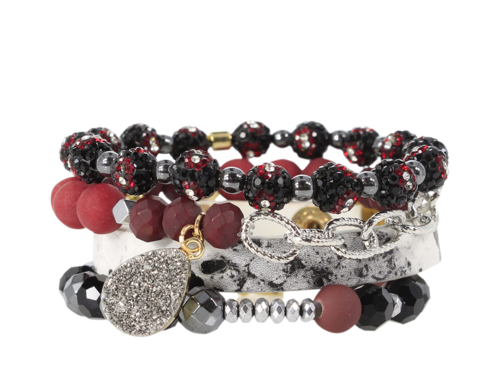 ERIMISH - MIKE  GAMEDAY STACK BRACELET SET