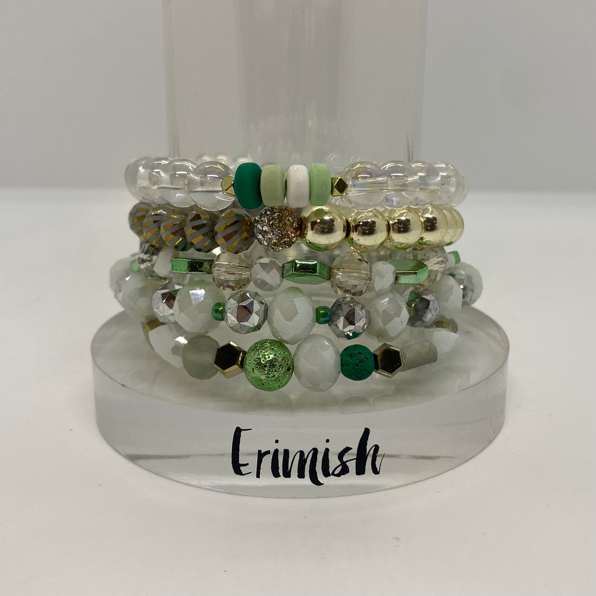 ERIMISH  -  EXTENDED SIZE CRICKET STACK BRACELET SET