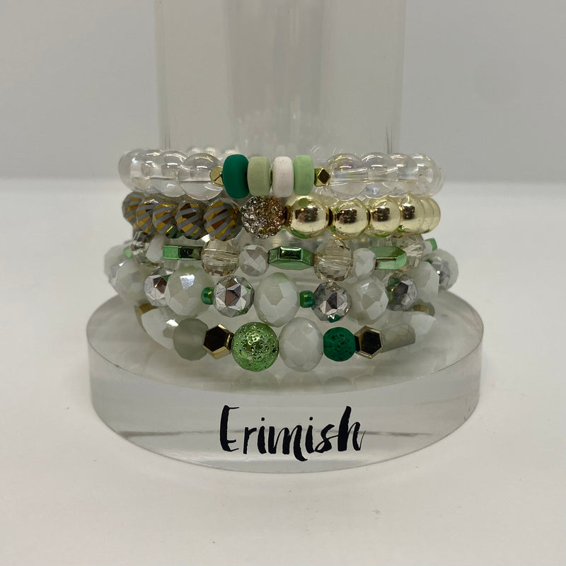 ERIMISH  -  EXTENDED SIZE CRICKET STACK BRACELET SET