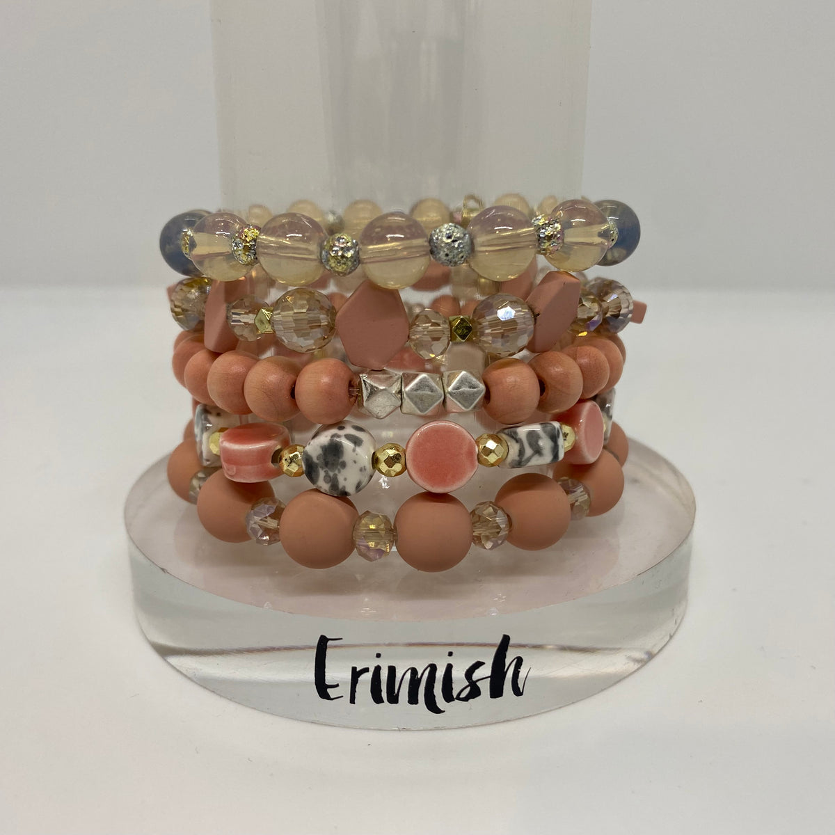 ERIMISH   -  PEACHLYN STACK BRACELET SET