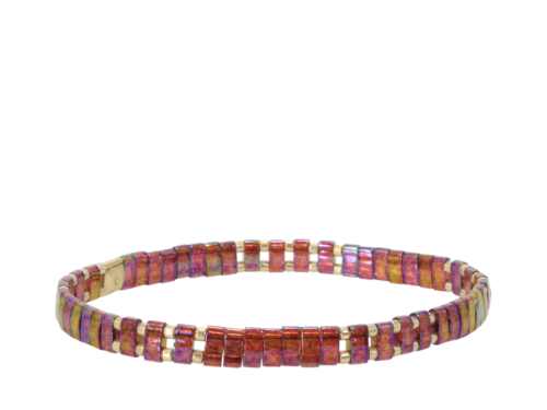 ERIMISH PICASSO -   MAGENTA STACK BRACELET