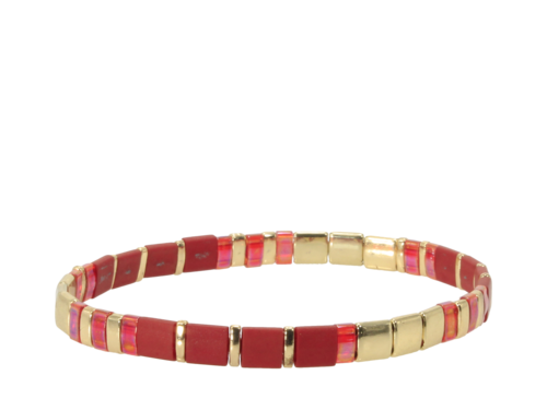 ERIMISH PICASSO -  RED HOT STACK BRACELET