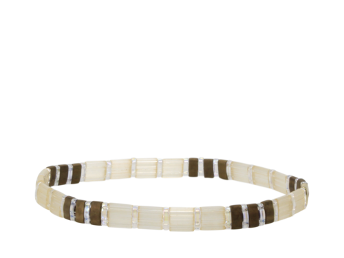 ERIMISH PICASSO -  BROWN SUGAR  STACK BRACELET