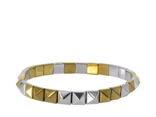 ERIMISH PICASSO -  SPIKE METAL STACK BRACELET