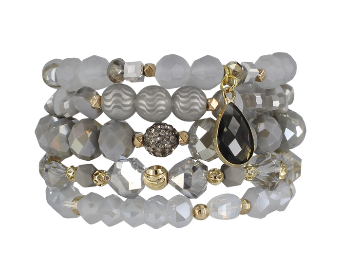 ERIMISH -  EXTENDED SIZE PRESLEY STACK BRACELET SET