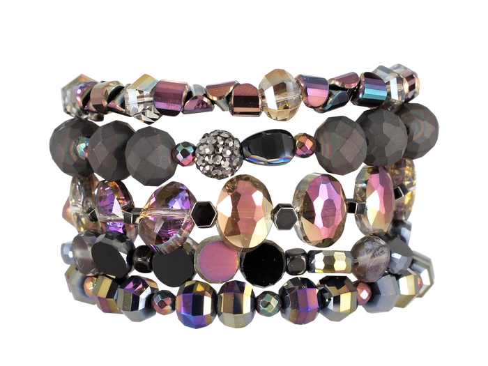ERIMISH  - ROCK N ROLL STACK BRACELET SET