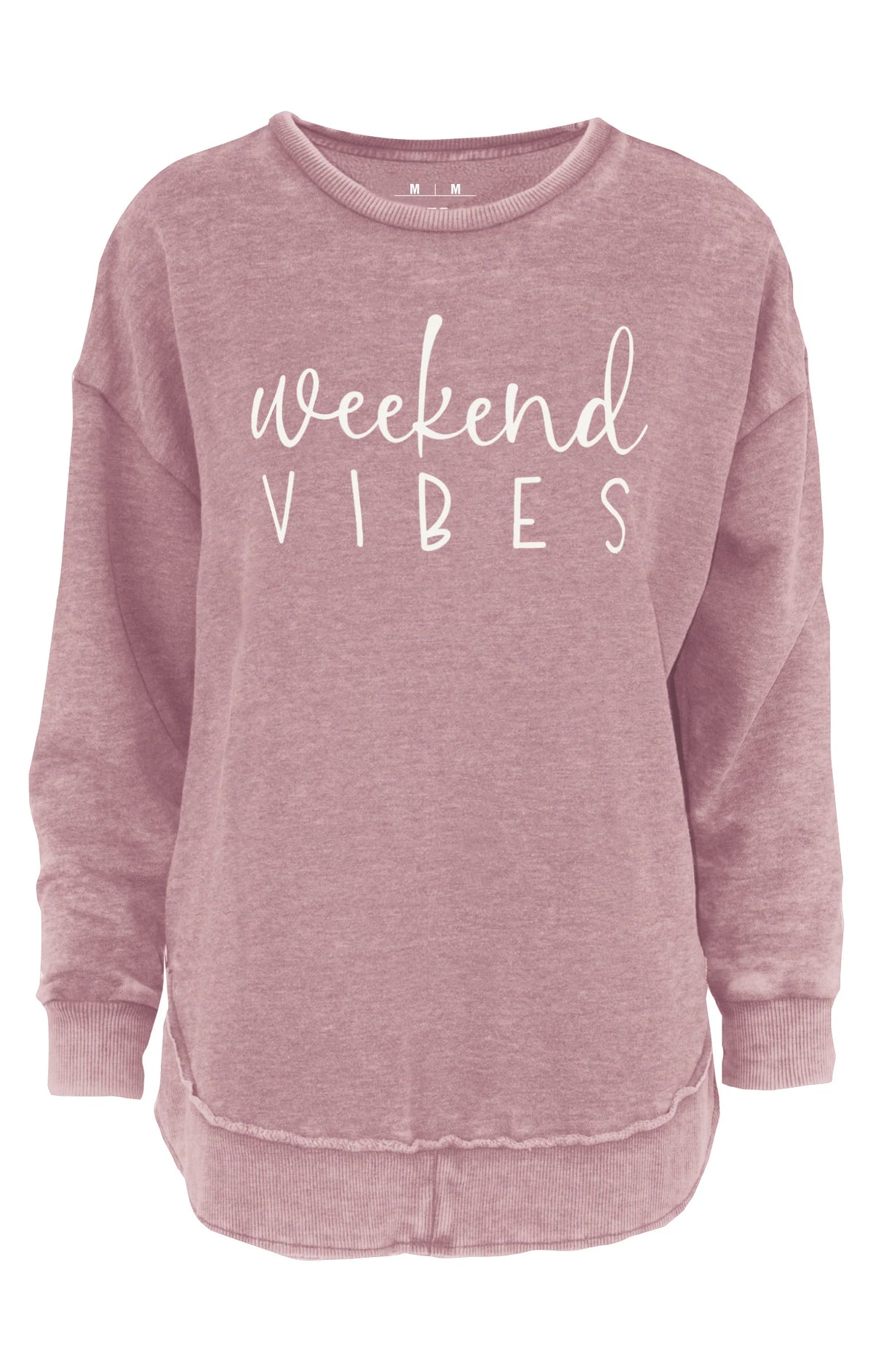 ROYCE WEEKEND VIBES VINTAGE WASHED PONCHO FLEECE