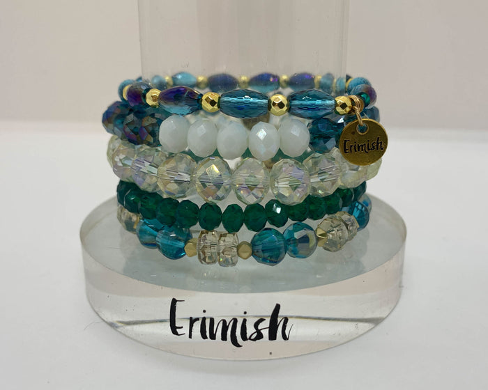 ERIMISH  - SEA JEWELL STACK BRACELET SET