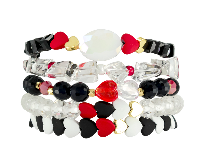ERIMISH  - LOVEBIRD 5 BRACELET STACK