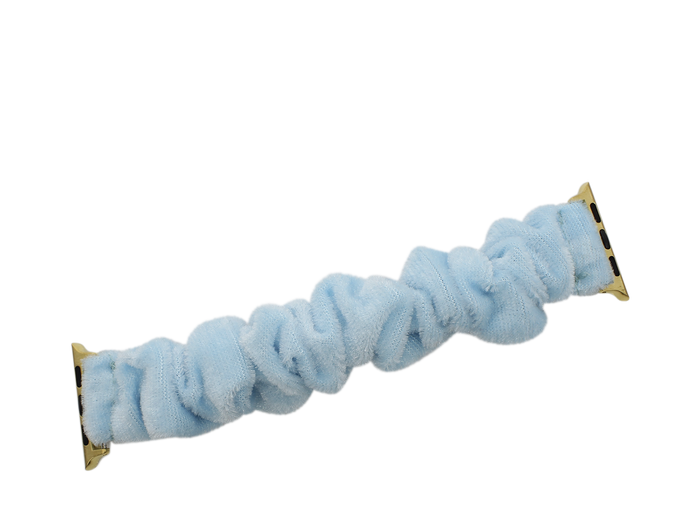 ERIMISH - SCRUNCHIE - BABY BLUE  - APPLE WATCH BAND - 14 CM