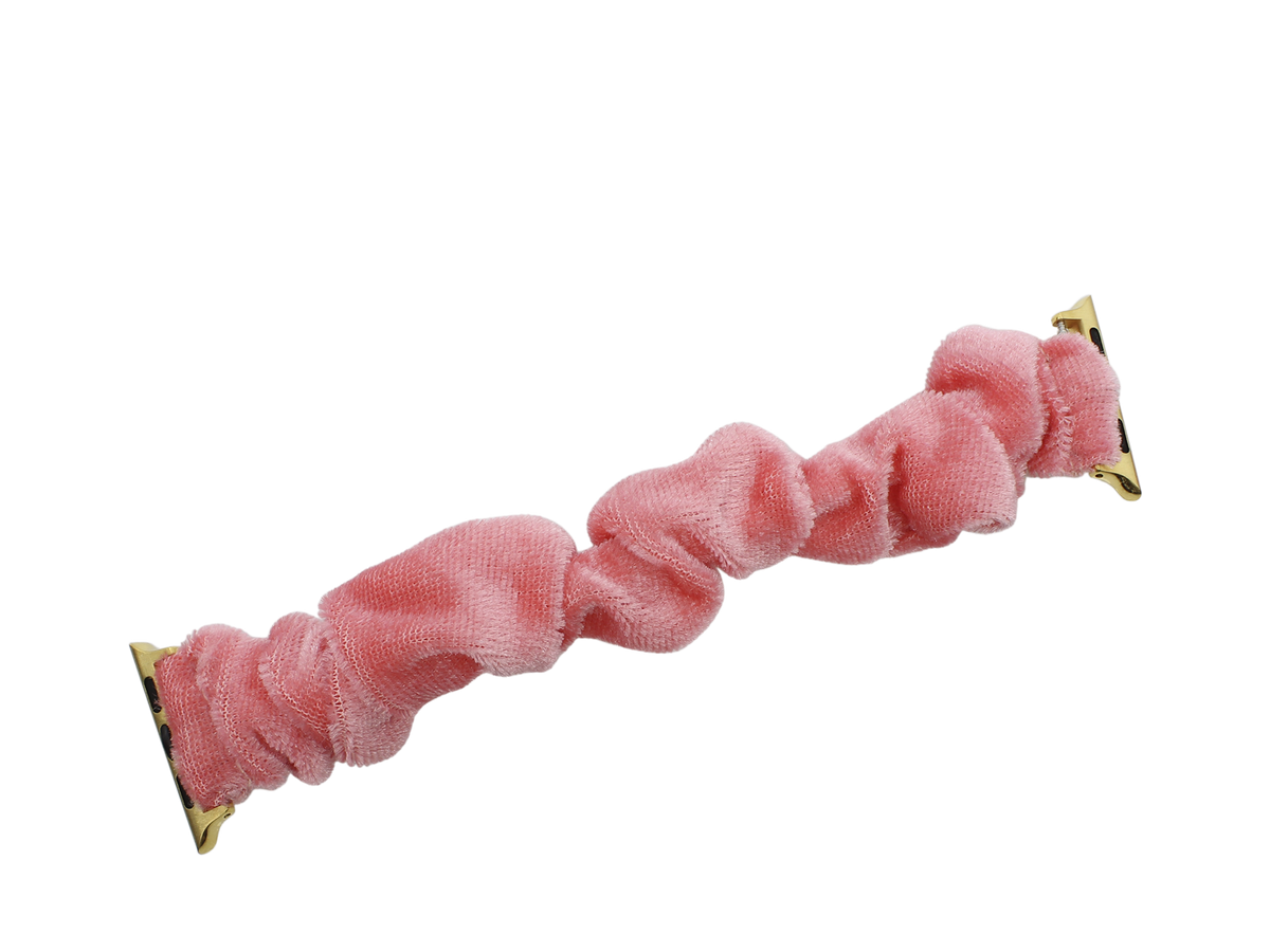 ERIMISH - SCRUNCHIE - CORAL - APPLE WATCH BAND - 14 CM