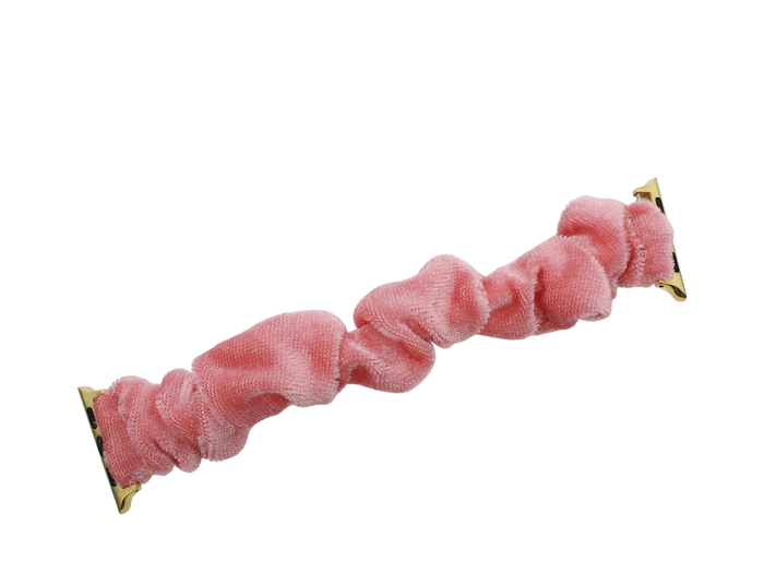 ERIMISH - SCRUNCHIE - CORAL - APPLE WATCH BAND - 14 CM