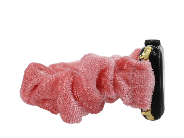 ERIMISH - SCRUNCHIE - CORAL - APPLE WATCH BAND - 14 CM