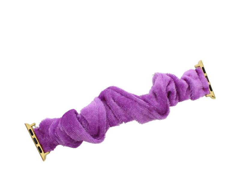ERIMISH - BF SCRUNCHIE - PLUM - APPLE WATCH BAND - 13CM