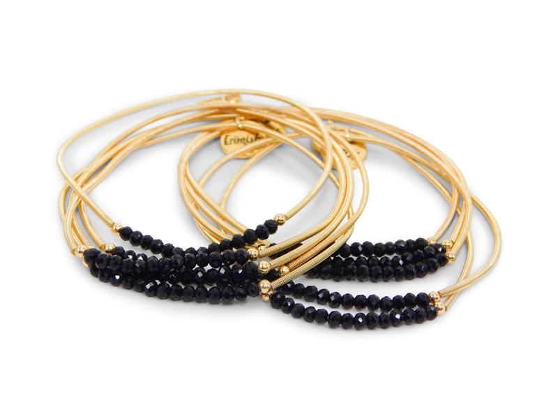ERIMISH -  SLINKY STACK BRACELET SET - GOLD